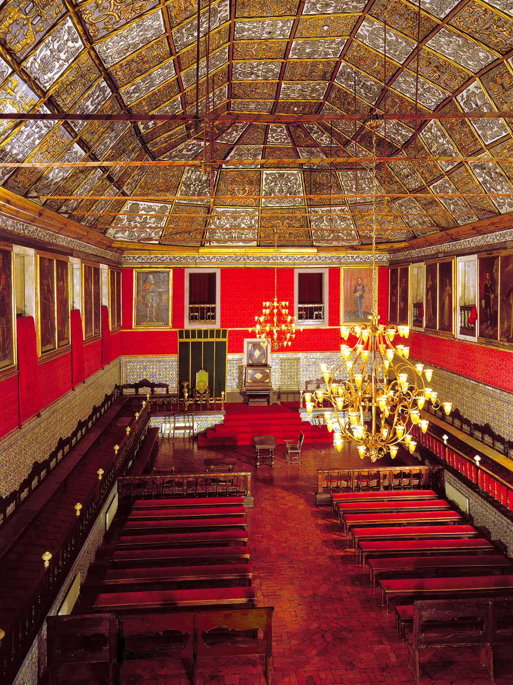Sala dos Capelos, na Universidade de Coimbra
